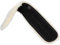 Werner Christ ® Western Lammfell Gurtbezug zum Aufkletten anatomischer Western-Sattelgurt, echtes Fell, Westerngurt-schoner in schwarz-Natur in 80 cm