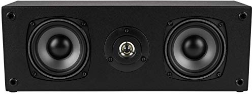 Dayton Audio C452 Dual 4-1/2 Zoll 2-Wege Center Channel Lautsprecher (Schwarz)