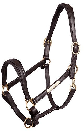 BR Premiere Lederhalfter, Farbe:schwarz, Groesse:Cob