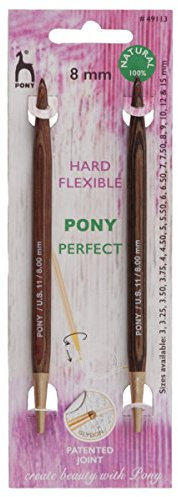 Pony Perfect Rundstricknadeln, austauschbar, 14 cm x 8,00 mm