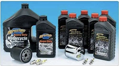 GZM Olio per Moto Kit per cambio olio e filtro per motocicletta HARLEY Sportster XL 883 1200 dal 1984 a oggi Filtro Nero