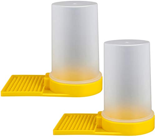2 Stücke Wassereinzug Bienenbiene Feeder Bienewaren Wasserspender Honig Feeder Honig Bienenstockeingang Eingang Zufuhrbiene Honig Insektentränke