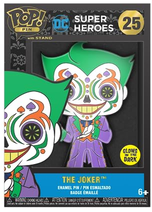 Funko Large Enamel Pin DC Comics DOTD - Joker Beast - Joker Emaille-Nadeln - Niedliche Brosche Zum Sammeln - Für Rucksäcke & Taschen - Geschenkidee - Offizielle Handelswaren