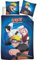 Bettwäsche Naruto Shippuden, 1 Bettbezug + 1 Kissenbezug, 100 % Baumwolle (Bettwäsche Naruto, 140 x 200 cm)