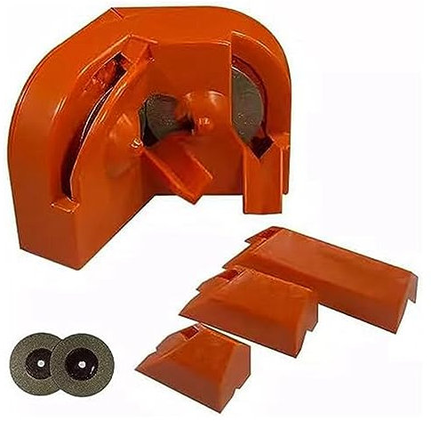 Yuikome Afilador de brocas eléctricas, herramienta de amoladora de taladro para rueda de pulido de taladro, herramienta de afilado de taladro manual de diamante, duradera A