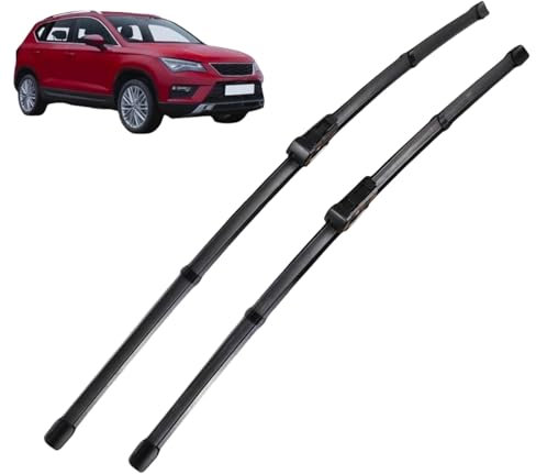 MONLAY Limpiaparabrisas Coche Limpiaparabrisas Delanteros para Seat Ateca 2016-2020 26+18 Escobilla Limpiaparabrisas