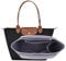 Handtaschen-Organizer Tascheneinsatz-Organizer, Geldbörsenzubehör Filz-Organizer mit Schlüsselanhänger wasserdicht multifunktionaler Tragetasche Fächern für Frau Damen (Grau,L)