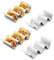 Anicy 4 Stück Taco Halter - Taco Ständer mit Griffen, Wellenform Metall Taco Rack Taco Tabletts Küche Gadget für Tacos Sandwiches Würste behalter