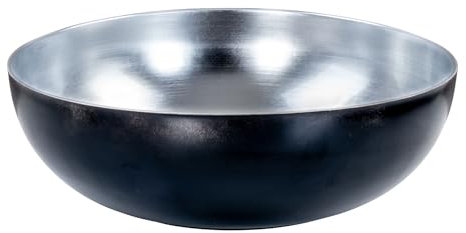 levandeo Schüssel Rund Ø30cm Schwarz Silber Schale Dekoschale Tischdeko Aufbewahrung Dekoration