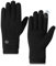 MELLIEX Winter Handschuhe Herren Polyester Warm Dick Vlies Winddicht Kälteschutz Thermal Fäustlinge Anti-Rutsch Winddicht Kälteschutz Thermal Fäustlinge Berührungssensitiver Bildschirm - Schwarz