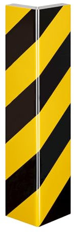 Wiltec Protection angle murale adhésive – 400 x 75 x 20 mm – EVA – Pliable – Plaque de mur de garage Parking Protection angle de mur - Cornières pour angles Mousse de protection anti-choc Auto