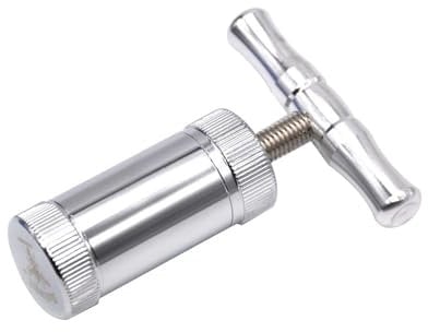 Herramienta de prensa de polen T, prensa de polen, mango en T, prensa de hierbas duradera, prensa de polen pequeña, herramienta de prensado de polen para hierbas, especias, ajo, pimienta, sal, polen