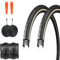 1/2er-Pack 700 x 35c Reifen Rennradreifen mit 3 mm Pannenschutz 37-622 Fahrradreifen Drahtreifen Fahrrad Mantel für Rennrad/Road Bike/Hybrid Bike (2-Set(2 * 700c Reifen+2*Schlauch+2*Reifen-Heber))