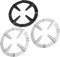 GOOHOCHY Soporte para Wok de Gas Reutilizable 3 Piezas Rejilla Práctica para Cocina Aro de Hierro Antideslizante Resistente al Desgaste para Sartenes