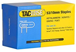 Tacwise 0431 Typ 53/10 mm Verzinkte Heftklammern, 5000 Stück