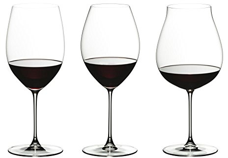 Riedel Ridel Veritas Gläser-Set, Kristall, transparent, 3 Stück (1er Pack), 3