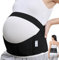 NEOtech Care Ceinture de grossesse de marque Support lombaire et soutien abdominal/abdomen, pour femme enceinte (Noire, Taille S)