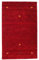RugVista, Gabbeh Loom Two Lines, Teppich, Mittelflor, 100 x 160 cm, Rechteckiger, Gabbeh, Wolle, Flur, Schlafzimmer, Küche, Wohnzimmer, Rot, Rot