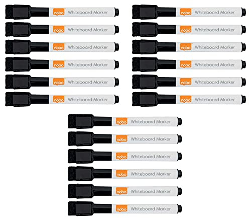 Rexel Whiteboard-Marker Nobo 2104184, schwarz, 18er Set
