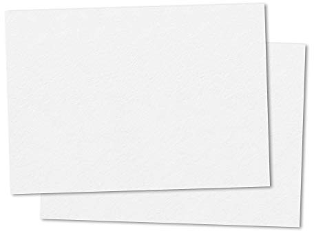 50 Blatt - A3 300g Fotokarton Weiß, Tonkarton Dickes Papier Pappe