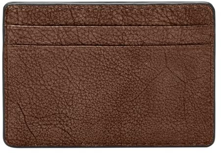 Fossil Geldbörse für Herren Steven, LederKartenetui Medium braun 10,2 cm L x 0,6 cm B x 7cm H ML4395210