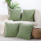 All Smiles Dekorative Kissenbezüge im Landhausstil, rustikal, Boho-Stil, weicher Plüsch, gestreift, Kord, quadratisch, für Wohnzimmer, Couch, Bett, Sofa, 50,8 x 50,8 cm, 4 Stück