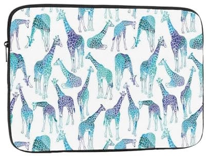 Giraffe pattern Print Laptop Case Shockproof Laptop Sleeve Protective Notebook Case Laptop Bag for Women Man 12 inch
