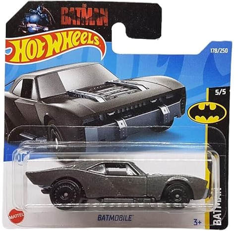 Hot Wheels - Batmobile - Batman 5/5 - HCT65 - Short Card - DC - dunkelgrau - Mattel 2022