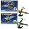Airfix QUICKBUILD Model Aircraft Kits - J6972 Spitfire & Messerschmitt Bf109 Model Building Kit for Kids 6+, Construction Plane Toys for Boys & Girls - Toy Aeroplane Sets, Plane Enthusiast Gifts
