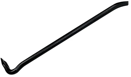 SN-TEC Nageleisen, Brechstange, Brecheisen, Spezialstahl, Optimale Hebelwirkung, Biegefest, Schwarz Pulverbeschichtet (800mm x 22mm)