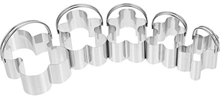 Alipis 3 Juegos De Cortadores De Galletas Panettone De Chocolate Hombre De Jengibre Cortadores De Galletas Pastelería Plantilla Para Tartas Gomitas De Frutas Galletas Sándwich De