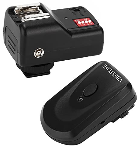 16 Canales Radio Remoto Speedlite Disparador de Flash Transmisor Receptor Línea de Sincronización Cable de Sincronización de PC Compatible