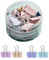 PROMISE FLOURISH Papierbinder-Clips, 12 Stück, bunte Metallklammern, langer Schwanz, für Zuhause, Schule, Büro (5 cm)
