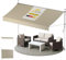 Sol Royal tenda da sole a morsetto larga 3 m senza foratura - Tenda da sole a morsetto con manovella protezione solare e terrazze - Tenda da sole in piedi beige resistente ai raggi UV BM3