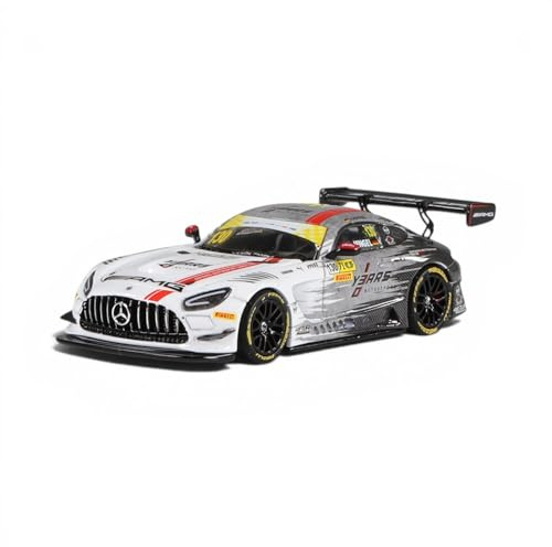 NZG Mercedes‑AMG GT3 1:64 Modellauto – hochwertiges Diecast Sammlermodell aus Metall, kompakter GT3 Rennwagen im Motorsport‑Design, offiziell lizenziert (GMR - Macau GT Cup #130 2024)