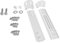 Indesit Fridge Freezer Door Installation Kit - White - Heavy-Duty Stainless Steel Hexagon Bolt Kit