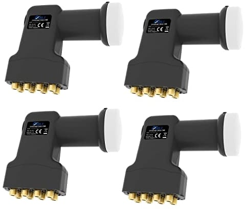 ARLI 4X Universal Octo LNB 0.1 dB – 8 Teilnehmer mit Wetterschutz 40 mm Feed HDTV 4K 8K DVB-S2