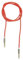 L&L® 3.5mm Nylon Stereo Jack To Jack Audio Headphone Aux Cable Lead for iPhone ipod (Red)