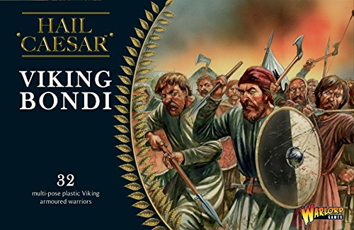 Warlord Games Viking Bondi - 28mm Scale Plastic Miniatures for Hail Caesar Highly Detailed Dark Age Era Miniatures for Table-top Wargaming