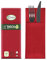 CLASS 10 C4032TA-110-PEFC Airlaid Serviette Bestecktasche, Papier, rot, 40x32x0.8 cm, 20