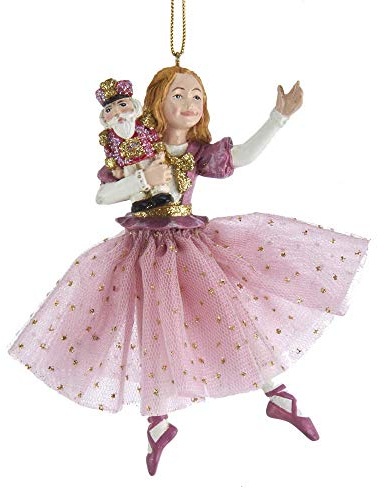 Kurt S. Adler Schiaccianoci Suite Schiaccianoci Clara Ornamento Albero di Natale E0311 Nuovo