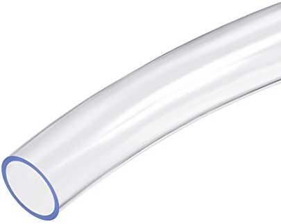 sourcing map PVC Clear Vinyl Tubing, 25mm(1) x 30mm(1 3/16) Plastic Tube Flexible Water Pipe 3.3ft