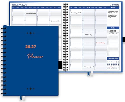 Stundenplaner 2026-2027 von StriveZen, Januar 2026 - Juli 2027, Wochen-Terminbuch, Tagesplanungskalender, Medizin, Business, 15 Minuten, Taschen, groß, Hardcover, 21,6 x 28,9 cm