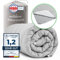 Welldora OPTICLIMA Allergiker Bettdecke 155x220 | Fachärztlich getestet & Oeko-Tex | Zweiteilige Sommerdecke & Winterdecke | 4 Jahreszeiten Bettdecken mit Druckknöpfen | Premium Duvet 155x220cm