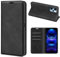 Fertuo Coque pour POCO X5 Pro 5G / Xiaomi Redmi Note 12 Pro 5G, Antichoc Étui Housse en Cuir à Rabat Flip Cover Case Portefeuille avec Porte Carte, Fermeture Magnétique pour POCO X5 Pro 5G, Noir