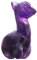 KYEYGWO Geschnitzte Amethyst Stein Alpaka Figur, Klein Kristall Alpakas Statue, Palm Taschensteine Heilstein Tierskulptur Glücksbringer Lama Sammlerfigur Talisman Ornament Haus Deko, 4,3 cm