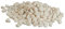 Relaxdays Graviers décoratifs pour Le Jardin, 5 kg, 25-40 mm, en marbre, Parterre, Pot de Fleurs, Tombe, Blanc