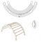 MAMOI® Kletterbogen mit Kissen, Kissen für Klettergerüst aus Holz, Kletterdreieck, Baby Klettern, Holzbogen für Kinder, Spielplatz, Klettergerüst Indoor