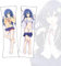 Anime Kissenbezüge Date a Live Itsuka Shiori Anime Körper Kissen Dakimakura doppelseitiger Körperkissenbezug