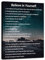 Inspirierende Leinwand-Wandkunst, Bürodekoration, Believe In Yourself, motivierendes Bild, Sternenhimmel, Poster, Druck, Gemälde, Kunstwerk, modernes Zuhause, Schlafzimmer, Wohnzimmer, Dekorrahmen,